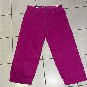 Levi’s women’s Vibrant Pink Corduroy Pants